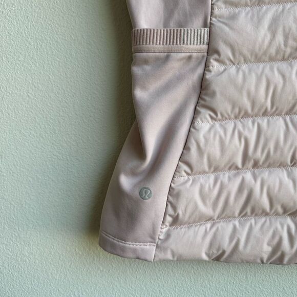 Lululemon Down For It All Vest Dark Chrome Pink 700 Goose Down Size 4 Small - Picture 4 of 7